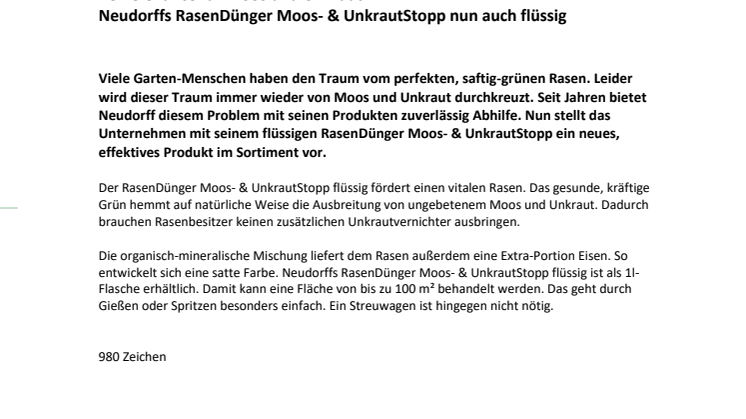 Neudorff Neuheiten_RasenDünger Moos- & UnkrautStopp 1L flüssig_24-09.pdf