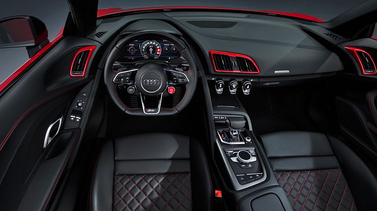 Audi R8 V10 RWD Spyder (Tangorød)