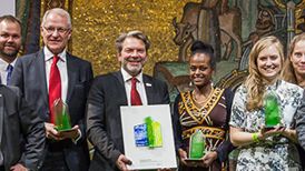 Hållbara skolor, samverkan kring flerbostadshus och stadsutvecklingsengagemang i fokus när Sweden Green Building Awards delades ut