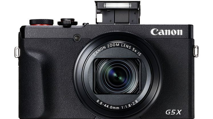 PowerShot G5X MK II Flash Up BK FRT