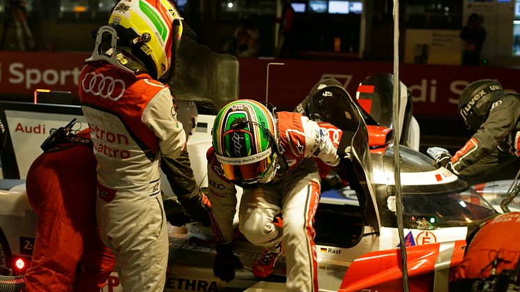 Audi R18 e-tron quattro #9 skift af kører