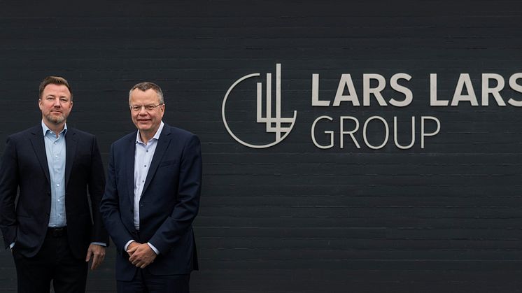 Jacob Brunsborg, Chairman der Lars Larsen Group (Sohn des Unternehmensgründers Lars Larsen) und Jesper Lund, CEO der Lars Larsen Group
