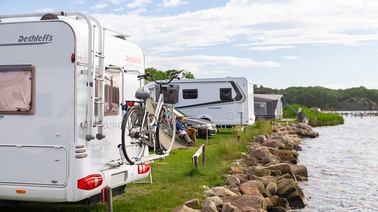 Antalet tyska gäster på Sveriges campingplatser ökade med 12 procent under juni till augusti 2024 jämfört med samma period 2023. Foto: Adam Merking.