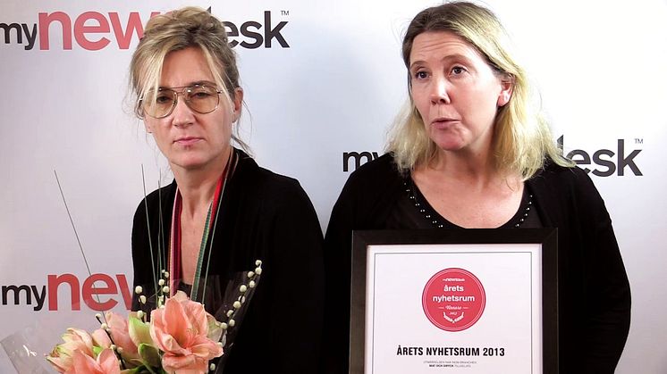 Årets Nyhetsrum vinnarintervjuer och mingel