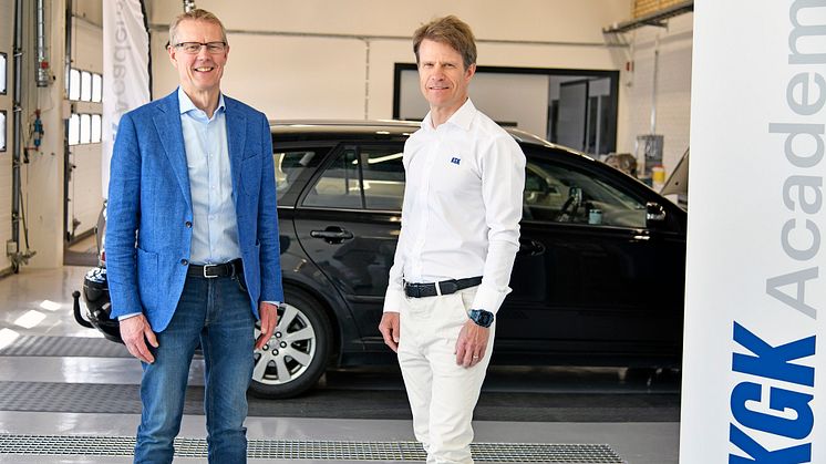 Johan Regefalk, vd KGK och Henrik Ivarsson, KGK Academy