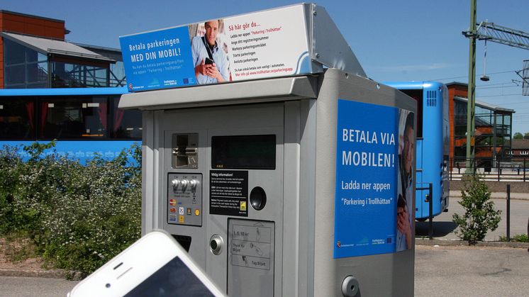 Trollhättan pilotstad för ny parkeringsapp 
