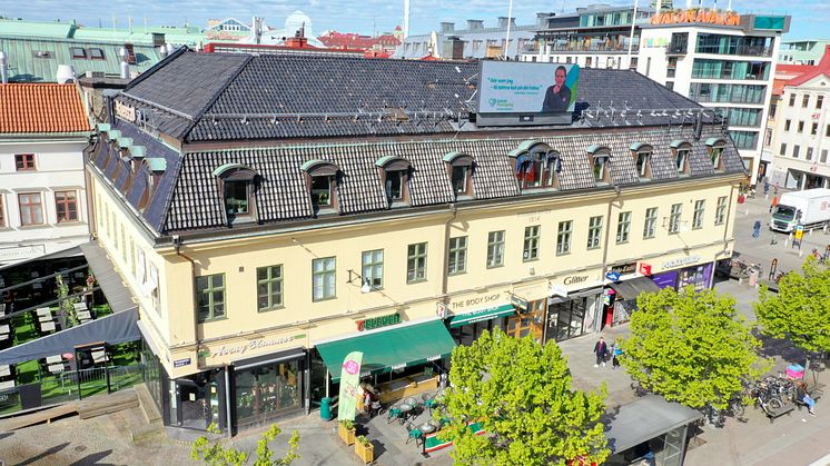 Kontorsuthyrningarna i centrala Göteborg har ett stabilt inflöde hos Wallenstam. På bilden visas Kungsportsplatsen 1 dit Quokka flyttar in till hösten.