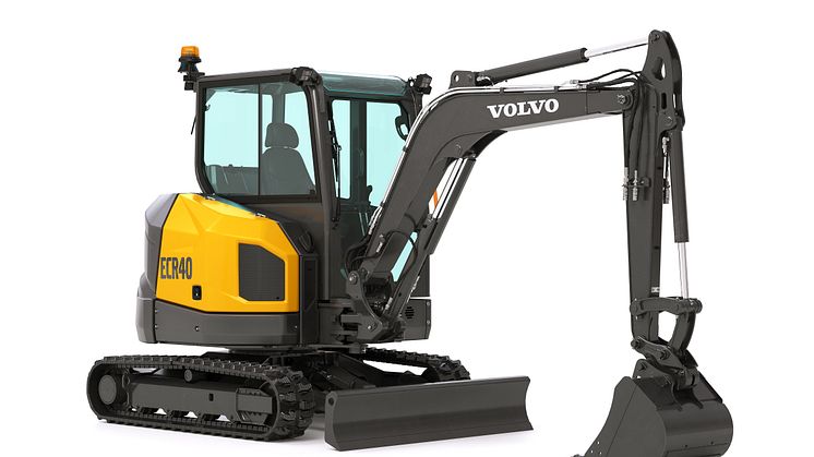 Volvo ECR40 minigrävare - frilagd höger