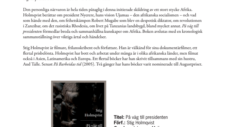 På väg till presidenten
