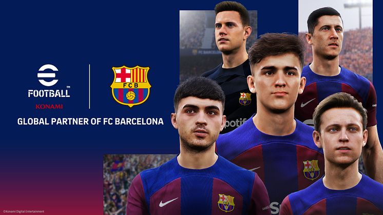 KONAMI RENEW PARTNERSHIP WITH FC BARCELONA