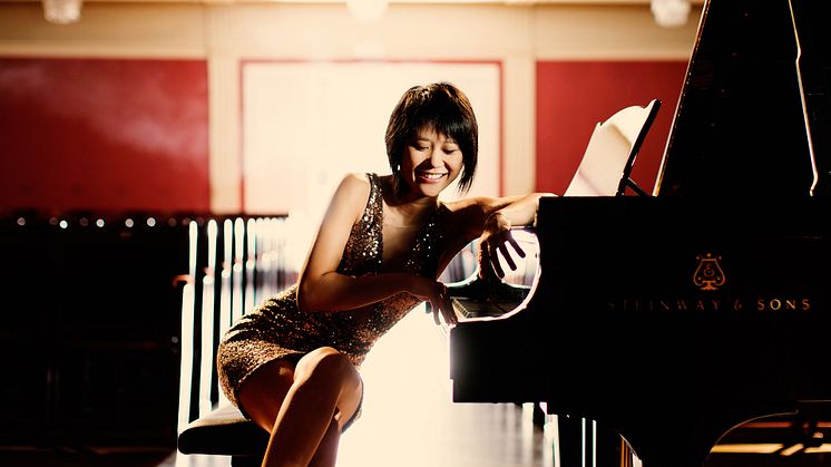 Yuja Wang spelar Liszt med Göteborgs Symfoniker och Santtu-Matias Rouvali. Konserten livesänds också på GSOplay. Foto: Julia Wesely.