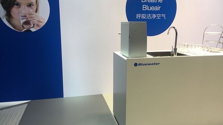 Bluewater wows water industry professionals at China International Industry Fair with new water purifier designs