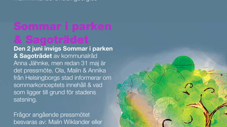 Sommar i parken & Sagoträdet