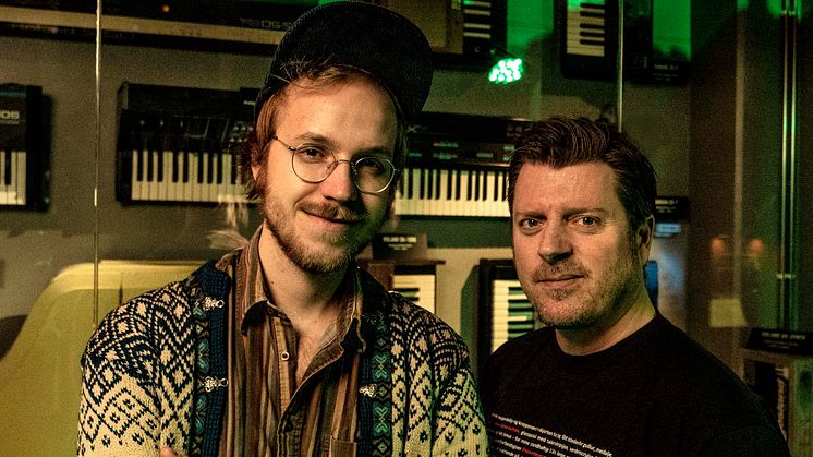 Programleder Einar Stray  og kunstnerisk leder på Popsenteret, Paal Ritter Schjerven.