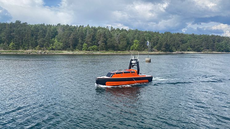 USV close to shore