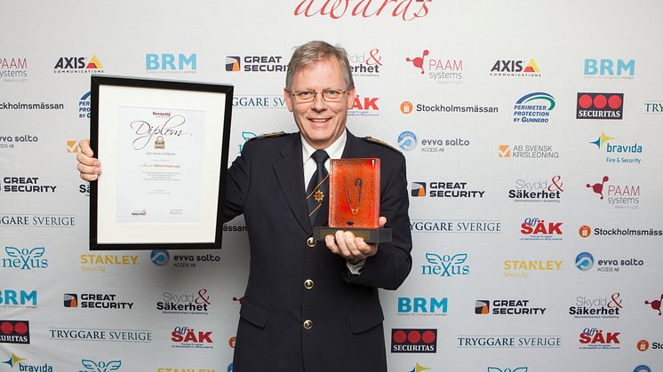Lars-Göran Uddholm gjorde årets säkerhetsbragd