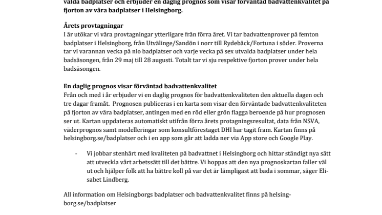 ​Koll på badvattnet i sommar