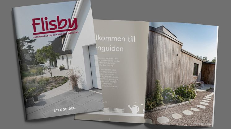 Flisby lanserar Stenguiden -  En digital guide med tips, råd och inspiration till trädgårdsprojektet!