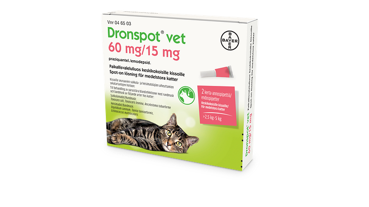 Dronspot® vet – nu lanseras en enkel, receptfri avmaskningsmetod för  katt 