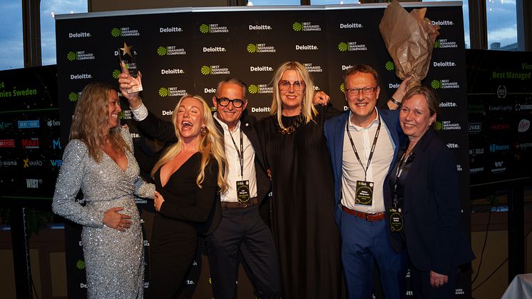 Sigma Technology får utmärkelsen Sweden’s Best Managed Companies 2024 av Deloitte