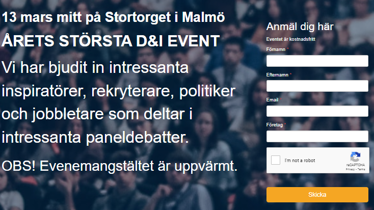 Missa inte detta kostnadsfria event mitt på Stortorget i Malmö