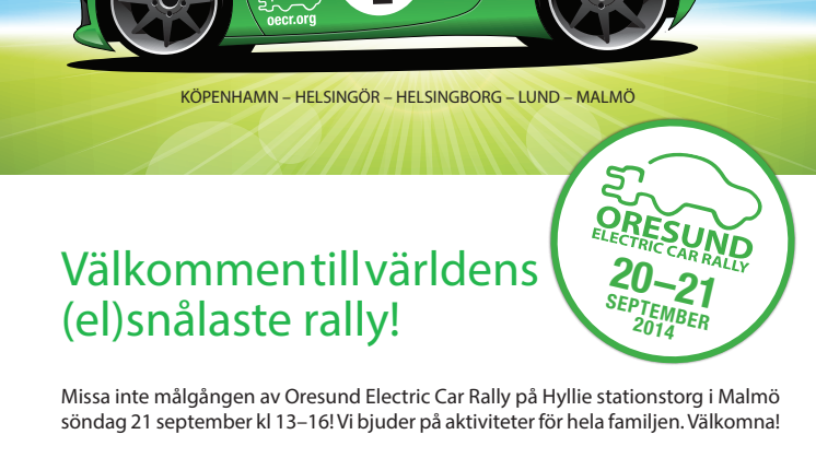 Affisch OECR 2014 Hyllie