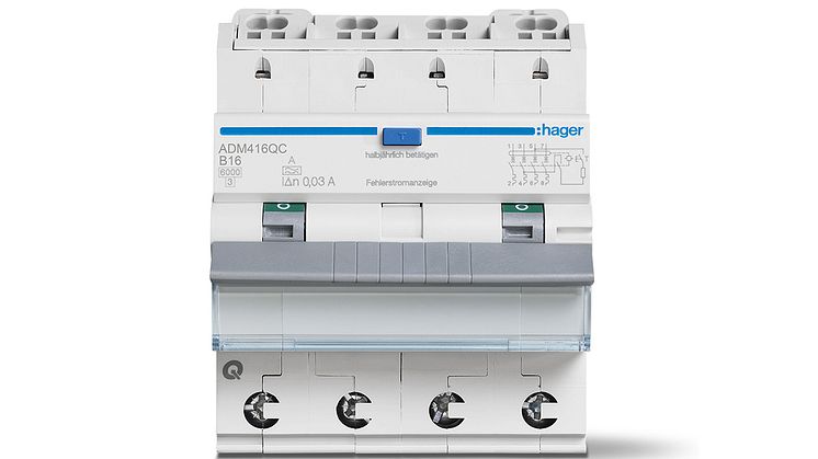 Hager FI/LS-Schalter mit quickconnect Anschlusstechnik 
