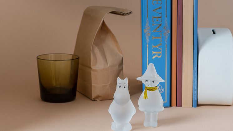 NYHET Mummi glassfigurer