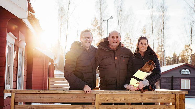 Lars-Göran har drivit Vimmerby Camping i 18 år, nu lämnar han över till Hampus och Elisabeth. Foto: Daniel Nestor