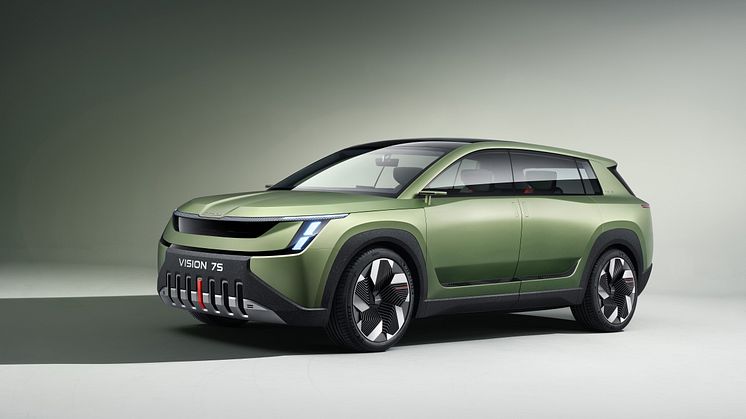 ŠKODA VISION 7S er en ny konceptbil, der både viser ŠKODAs nye design og bliver til én af tre nye elbiler fra ŠKODA.
