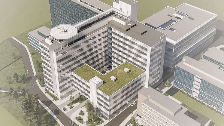 Ny vårdbyggnad på Danderyds sjukhus
