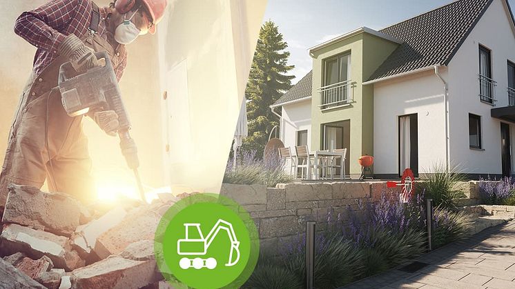 Haus sanieren oder neu bauen: Das kommt individuell auf Ihr Bestandsgebäude an.