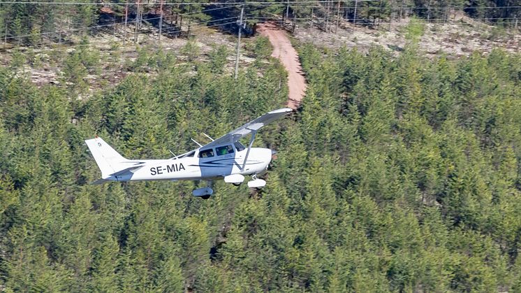 Flyg för skogsbrandbevakning