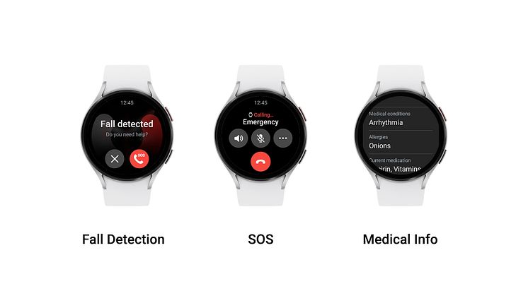 Galaxy Watch5 series_One UI 5 Watch_Safety