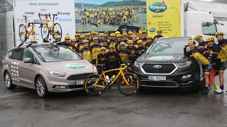 Ford støtter veldedighetslaget Team Rynkeby