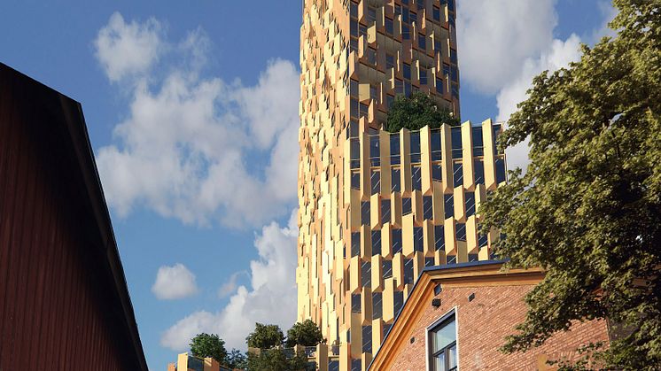 Arkitektskiss höghus