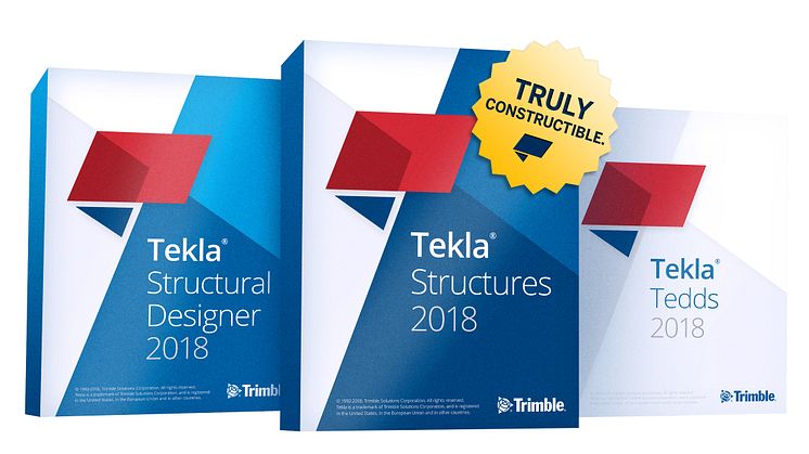 Trimble presenterar Tekla 2018 BIM-programvarulösningar