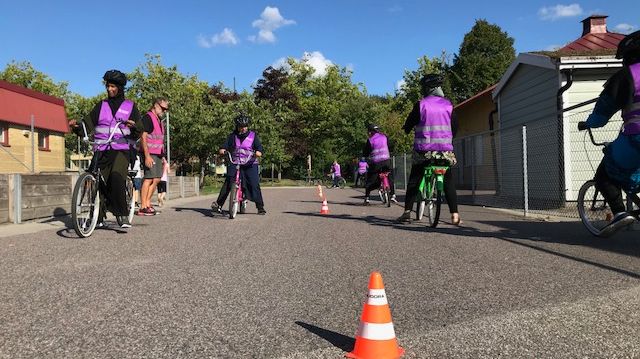 Cykelskola för våra hyresgäster
