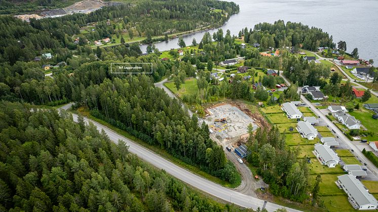 Placering av Brf Laggarudden i Ludvika