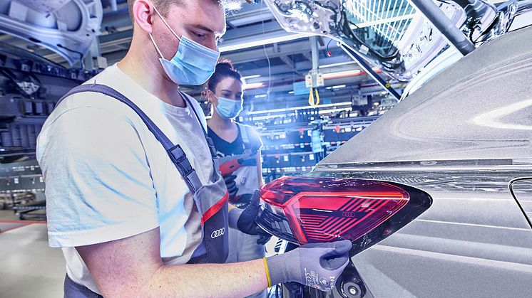 Audi starter produktionen af den elektriske Q4 e-tron