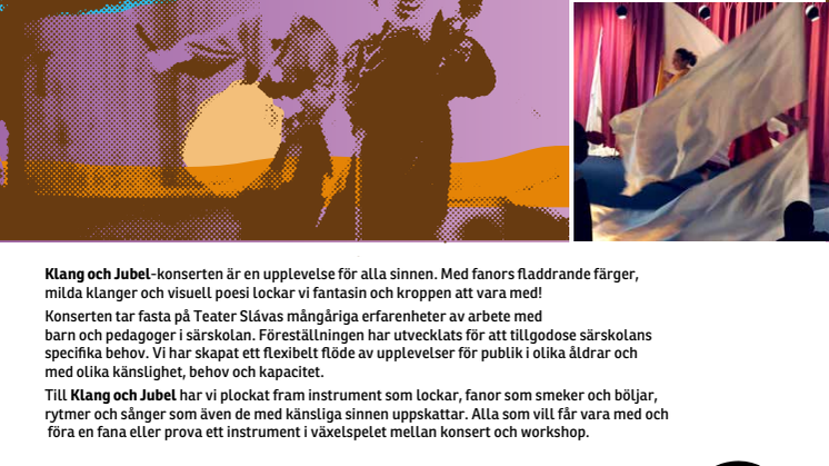 Välkomna på interaktiv konsert med Teater Sláva!