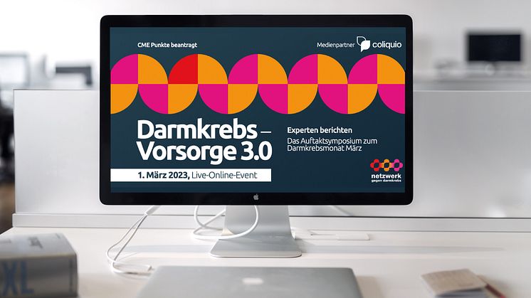 Live & online: Am 1.3.2023 präsentieren Experten aktuelles Wissen zur Prävention von Darmkrebs.