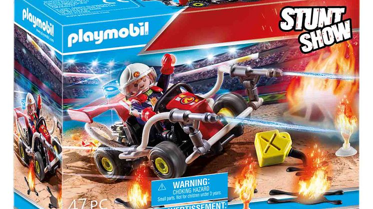 Stuntshow Feuerwehrkart (70554) von PLAYMOBIL
