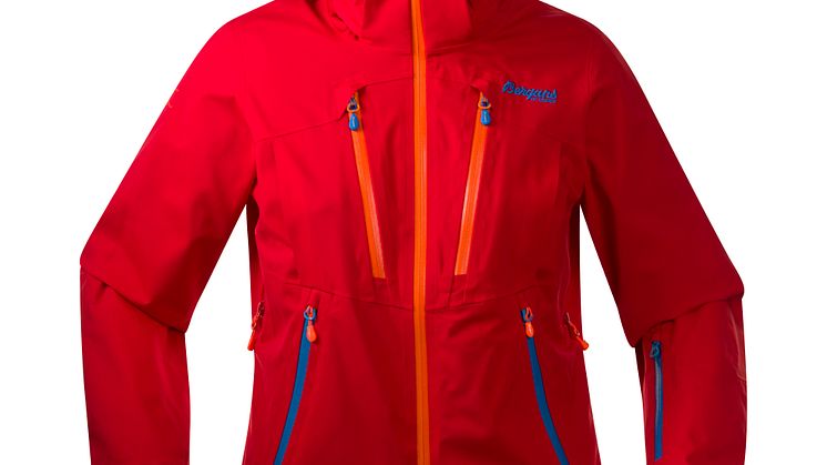 Trolltind Dame: Red/Neon Green/Light Sea Blue