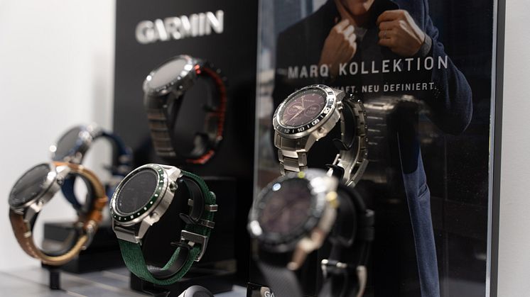 Die Garmin MARQ-Kollektion gibt es exklusiv beim Juwelier.