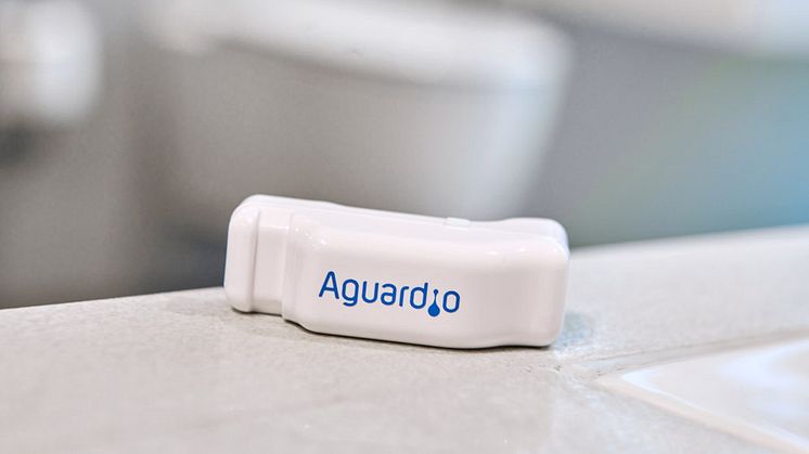 Aguardio leak sensor toalett montering