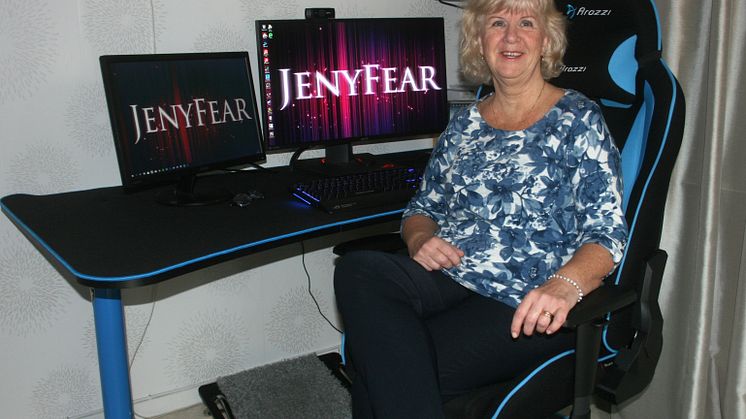 Susanne "JenyFear" Bergstedt, pensionär och inbiten gamer