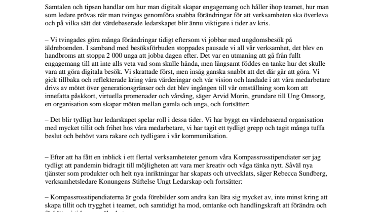 Arvid Morin - åtta tips som förbättrar ditt ledarskap