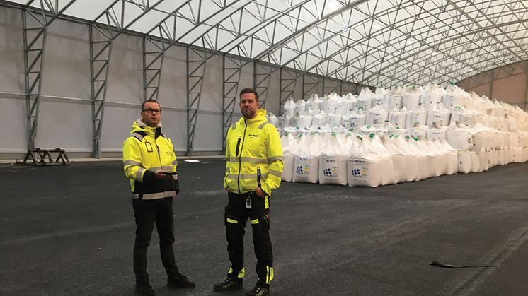 Åhus hamn väljer Intenz för belysning av lagertält 3