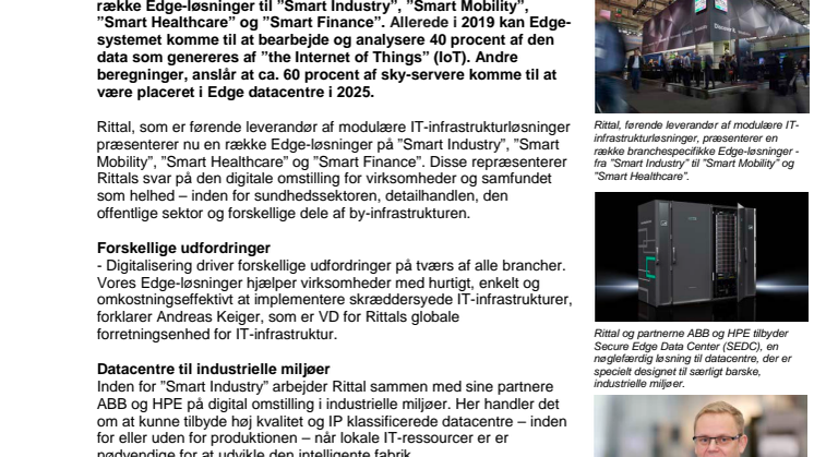 Toneangivende Edge-løsninger til smarte applikationer 